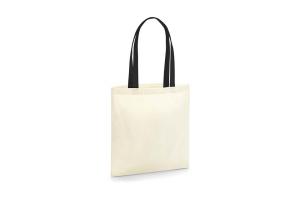 Earthaware™ organic bag for life met gekleurd hengsel: 38x42cm
