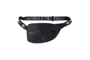Festibax® Premium heuptas van 1000D cordura en met poncho en oordopjes