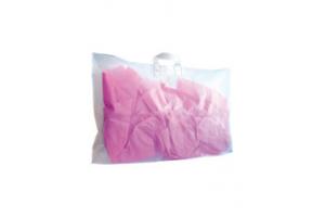 Extra brede plastic tas met aangesealde lus: 75x45cm