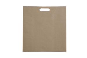 Duplex papieren tas met uitgestanste handgreep: 40x50cm+2x5cm zijvouw